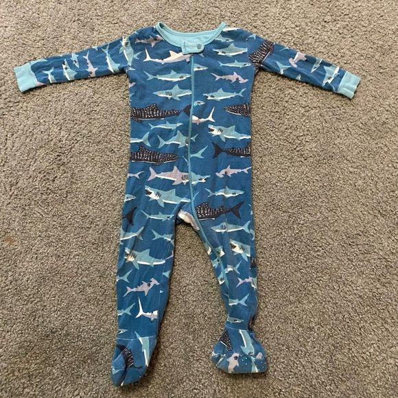 Hatley Shark 12-18 Month Footie - Picture 1 of 4